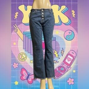 No Boundaries Dark Blue Flare Jeans